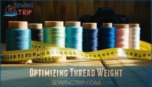 optimizing thread weight