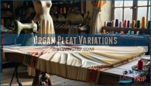 organ pleat variations
