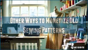 other ways to monetize old sewing patterns