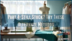 part 4: still stuck? try these alternate methods