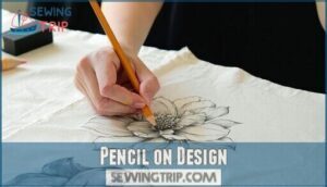 pencil on design