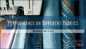 performance on different fabrics performance on different fabrics