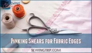 pinking shears for fabric edges