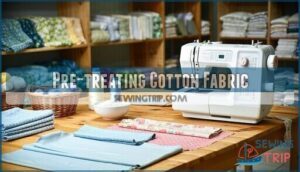 pre-treating cotton fabric