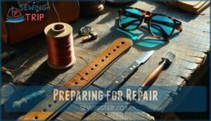 preparing for repair
