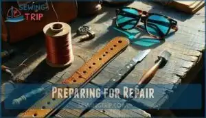 preparing for repair