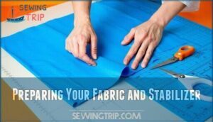 preparing your fabric and stabilizer