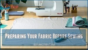 preparing your fabric before sewing