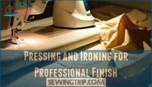 pressing and ironing for professional finish