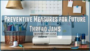 preventive measures for future thread jams
