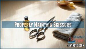 properly maintain scissors