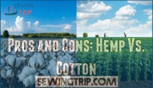 pros and cons: hemp vs. cotton