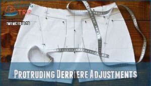 protruding derriere adjustments