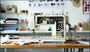 reasons for avoiding unacceptable substitutes