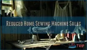 reduced home sewing machine sales