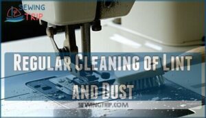 regular cleaning of lint and dust