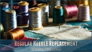 regular needle replacement