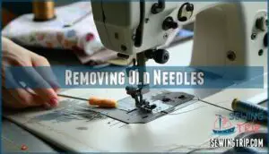 removing old needles