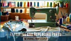repairing and replacing parts