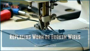 replacing worn or broken wires
