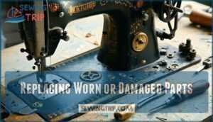 replacing worn or damaged parts