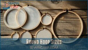 round hoop sizes