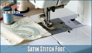 satin stitch foot