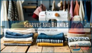 scarves and beanies