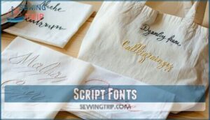 script fonts