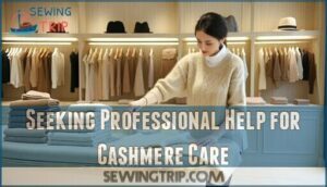 seeking professional help for cashmere care