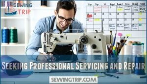 seeking professional servicing and repair