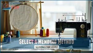 select a mending method