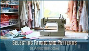 selecting fabric and patterns
