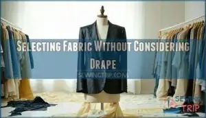 selecting fabric without considering drape