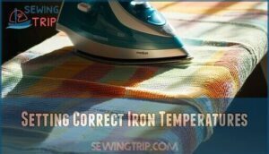 setting correct iron temperatures