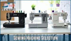 sewing machine selection