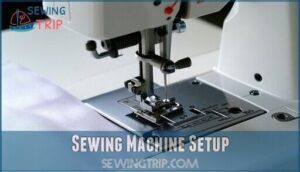 sewing machine setup