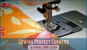 sewing perfect corners
