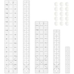 Sewing Ruler,5 Piece Quilting Rulers,3 B0DG56NC69