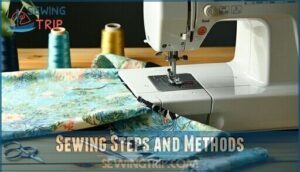 sewing steps and methods