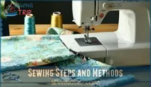 sewing steps and methods