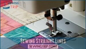 sewing straight lines