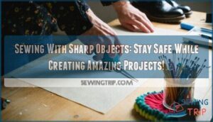 sewing with sharp objects
