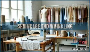 shrinkage and wrinkling