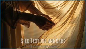 silk texture and care