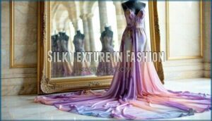 silk texture in fashion