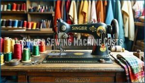 singer sewing machine costs
