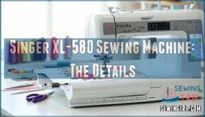 singer xl-580 sewing machine: the details