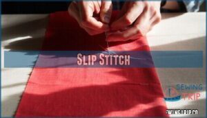 slip stitch