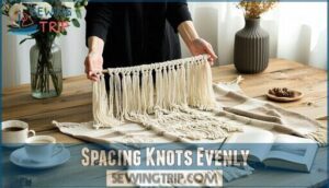 spacing knots evenly